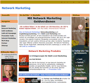 Tablet Screenshot of network-marketing21.com