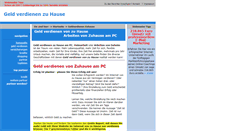 Desktop Screenshot of geld-verdienen-von-zuhause.network-marketing21.com